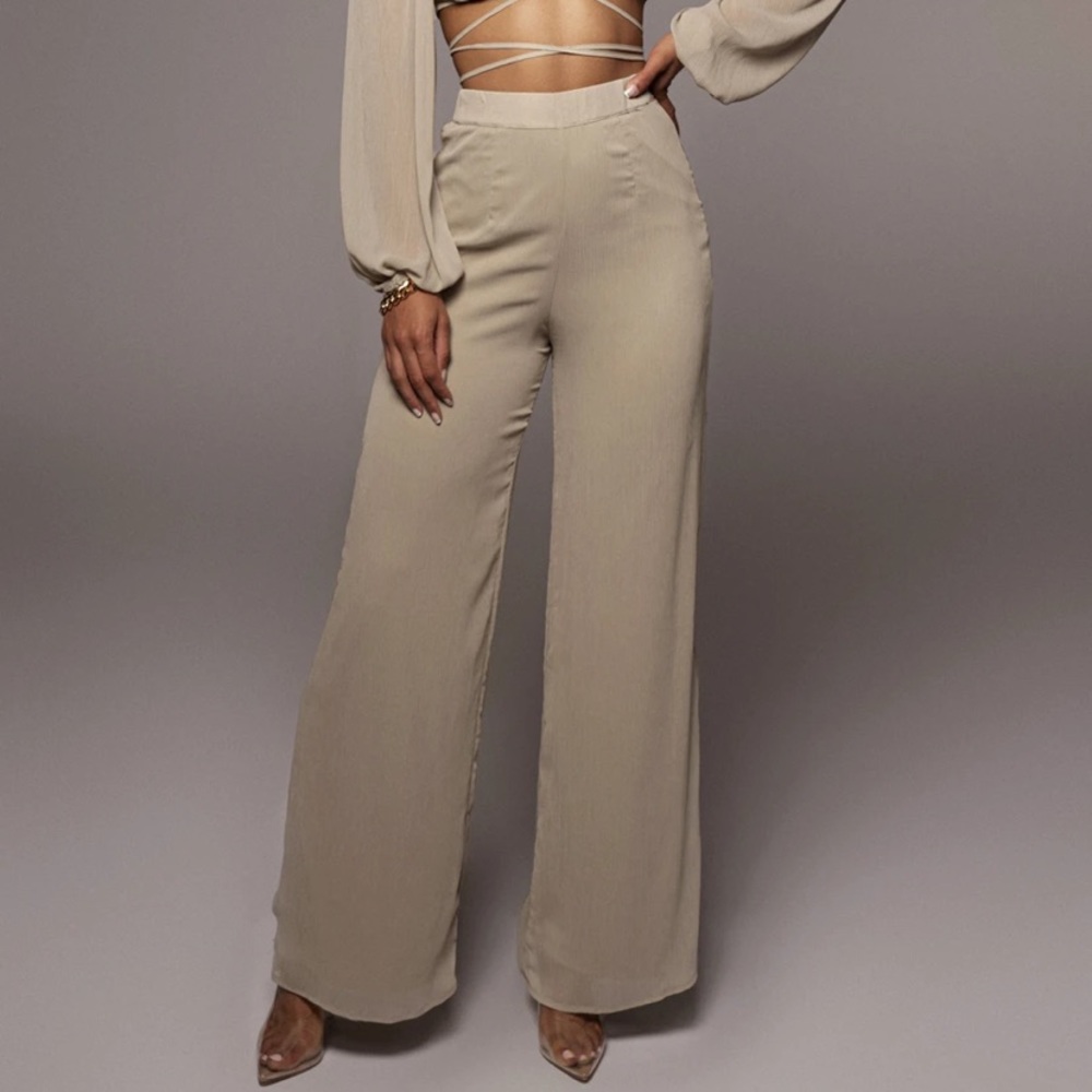 OLIVE SET THE STANDARD TROUSERS - M
